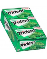 TRIDENT GUM SPEARMINT 14 STICKS - 12 CT.